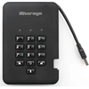 Image de iStorage diskAshur2 256bit noir 1TB disque dur externe USB-A 3.0 (IS-DA2-256-1000-B)