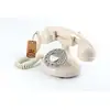 Image de GPO Pearl Téléphone Bouton Poussoir   Téléphone Fixe Vintage, Design élégant, Style rétro UK -Beige - Neuf