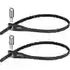 Image de Hiplok Z Lok Twin Pack Black Steel Cable-Lock