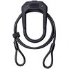 Image de Hiplok DX Plus Weareble D Lock 2m Black Steel Cable-Lock