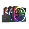 Image de NZXT F120 RGB Triple Pack Boitier PC Ventilateur 12 cm Noir 3 pièce(s) - Neuf