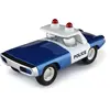 Image de Playforever Auto Maverick Heat Police - Voiture jouet vintage bleu blanc