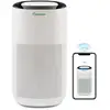 Image de MEACO MeacoClean CA-HEPA 76x5, Purificateur d'air, Idéal pour la Maison et le Bureau, Contrôle Wi-Fi, Filtre HEPA H13, Ultra Silencieux 25 dB, Capteur de Qualité de l'Air, Blanc - Neuf