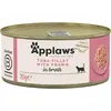 Image de Applaws Premium Aliment Humide Pour Chats Adultes 100 % Naturel Thon Et Crevettes 24 X 70 G
