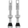 Image de Valves Peatys X Chris King MK2 Tubeless, 1 paire, sans chambre à air, 42 mm, argentées PTV2-42-SIL-12