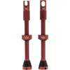 Image de Valves Peatys X Chris King MK2 Tubeless, 1 paire, sans chambre à air, 60 mm, rouge PTV2-60-RED-12