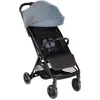 Image de Graco Myavo  Poussette de voyage, de la naissance jusqu'à environ 4 ans (jusqu'à 22 kg), légère, rapidement pliable, se tient debout une fois pliée, grand panier de rangement, habillage pluie inclus, bleu, Stormy
