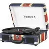 Image de Platine Vinyle Valise Vintage Portable Bt Drapeau Uk