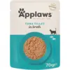 Image de Applaws Premium Aliment Humide Pour Chats Adultes Filet De Thon En Bouillon 70 G