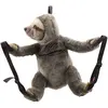 Image de Sac à dos « Paresseux » de The Puppet Company pour enfants - sac à dos en peluche toute douce