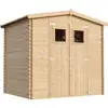 Image de Timbela - Abri De Jardin En Bois - Stockage Extérieur I236xl226xh218 Cm/ 4.33 M2 Petit Abri À Outils, Local À Vélos M369