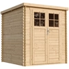 Image de Abri de jardin en bois avec porte verrouillable de haute qualité L204xL204xH200 cm 3,53 m2 - Timbela M309F