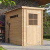 Image de Abri de Jardin en Bois 2,63 m², Cabane de Jardin Exterieur 19 mm épaisseur de Paroi TIMBELA M306+M306G