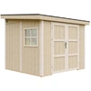 Image de Abri de jardin qualité premium 5,9 m² - H231x248x294 cm - Sans plancher ni parois latérales - Timbela M938B
