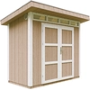 Image de Abri de jardin qualité Premium L161xL294xH239 cm 3m² avec plancher et carreaux de bitume -TIMBELA M901A -TERRABROWN