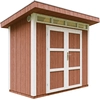 Image de Abri de Jardin Qualité Premium 3m²/L161xL294xH239 cm - Timbela M901A-REDWOOD RED