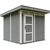Image de Abri de jardin qualité Premium 5,9m² avec plancher et carreaux de bitume - Abri pour outils L279xL293xH239 cm - Abri de jardin TIMBELA M903 - CAVERN STEEL