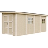 Image de Abri de jardin 11,47 m² - H231x248x530 cm - Sans plancher ni parois latérales - Timbela M940B