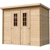 Image de TIMBELA M310C Abri de jardin en bois - L239xL142xH200 cm/ 2,63 m2