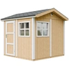 Image de Abri de jardin qualité premium 5,9 m² - H252x250x294 cm - Timbela M913-HARVEST HONEY