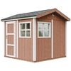 Image de Abri de jardin qualité premium 5,9 m² - H252x250x294 cm - Timbela M913-REDWOOD RED