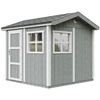 Image de Abri de jardin qualité premium 5,9 m² - H252x250x294 cm - Timbela M913-CAVERN STEEL