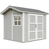 Image de Abri de jardin qualité premium 5,9 m² - H252x250x294 cm - Timbela M913A-TUNDRA GREY