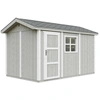Image de Abri de jardin qualité Premium 8,68 m² - H252x250x412 cm - Timbela M914-TUNDRA GREY