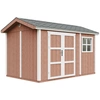 Image de Abri de jardin qualité premium 8,68 m² - H252x250x412 cm - Timbela M914A-REDWOOD RED