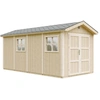 Image de Abri de jardin qualité Premium 8.52 + 2.95 m² - H252x250x530 cm - Timbela M915C