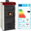 Image de Poêle à bois PRITY NS26   28,9 kW avec échangeur thermique à eau   Chauffage central