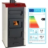 Image de Poêle à bois PRITY NS32   36,4 kW avec échangeur thermique à eau   Chauffage central