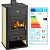 Image de Poêle à bois PRITY S3 W13 avec échangeur thermique à eau Chauffage central Poêle - 15 Kw