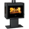 Image de Poêle à bois Prity PM3L-TV - 13 kW avec vitres frontales et latérales