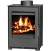 Image de Poêle à bois Victoria Parma SL   5 kW, ultra-compact (hauteur 573 mm), efficace