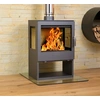 Image de Poêle à bois Victoria Modena Vision - 9,76 kW, moderne, classe A+, efficace