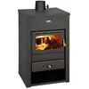 Image de PRITY K2, Poêle à bois indépendant avec vitre, 10,4 kW, Classe A, Ø 130 mm