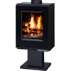 Image de Poêle à bois Victoria Rhyton   12 kW avec grand foyer & grande vitre   Classe énergétique A