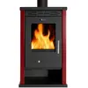 Image de Poêle à bois EKO 3 8,5 kW Bordeaux acier Ecodesign A+ 82% efficacité