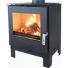 Image de Poêle à Bois Verso Rheia L - 5 kW | Compacte et Efficace pour des Espaces Chaleureux
