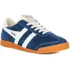 Image de Gola Elan Suede Femmes Bleu Marine/Blanc Trainers