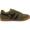 Image de Chaussures de sport Gola Harrier pour hommes, baskets de sport à lacets, couleur verte, style décontracté