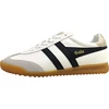 Image de Gola Torpedo, modèle en cuir, couleur blanc cassé/noir/doré, taille EU 38