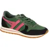Image de Gola Daytona - Baskets pour femmes - Evergreen-Black-Fuchsia, Taille:38 EU