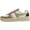 Image de Chaussures de sport Gola Grandslam Quadrant pour femmes, lacets, style sportif, blanches, pour le quotidien