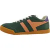 Image de Chaussures de sport pour homme Gola Elan, modèle à lacets, couleur verte, style décontracté