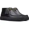 Image de Clarks Torhill Hi Bottes en cuir, Noir 41 EU