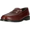 Image de Mocassins CLARKS Craft James, silhouette élégante de type slip-on, 5313, cuir bordeaux, taille 44