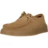 Image de Chaussures à lacets CLARKS Torview avec semelle à amorti souple 5232 Dark Sand Suede 44
