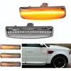 Image de Lot De 2 Clignotants Latéraux À Led Dynamiques Pour Land Rover Range Rover Sport Discovery Lr3 Lr4 Freelander Lr2 (blanc)